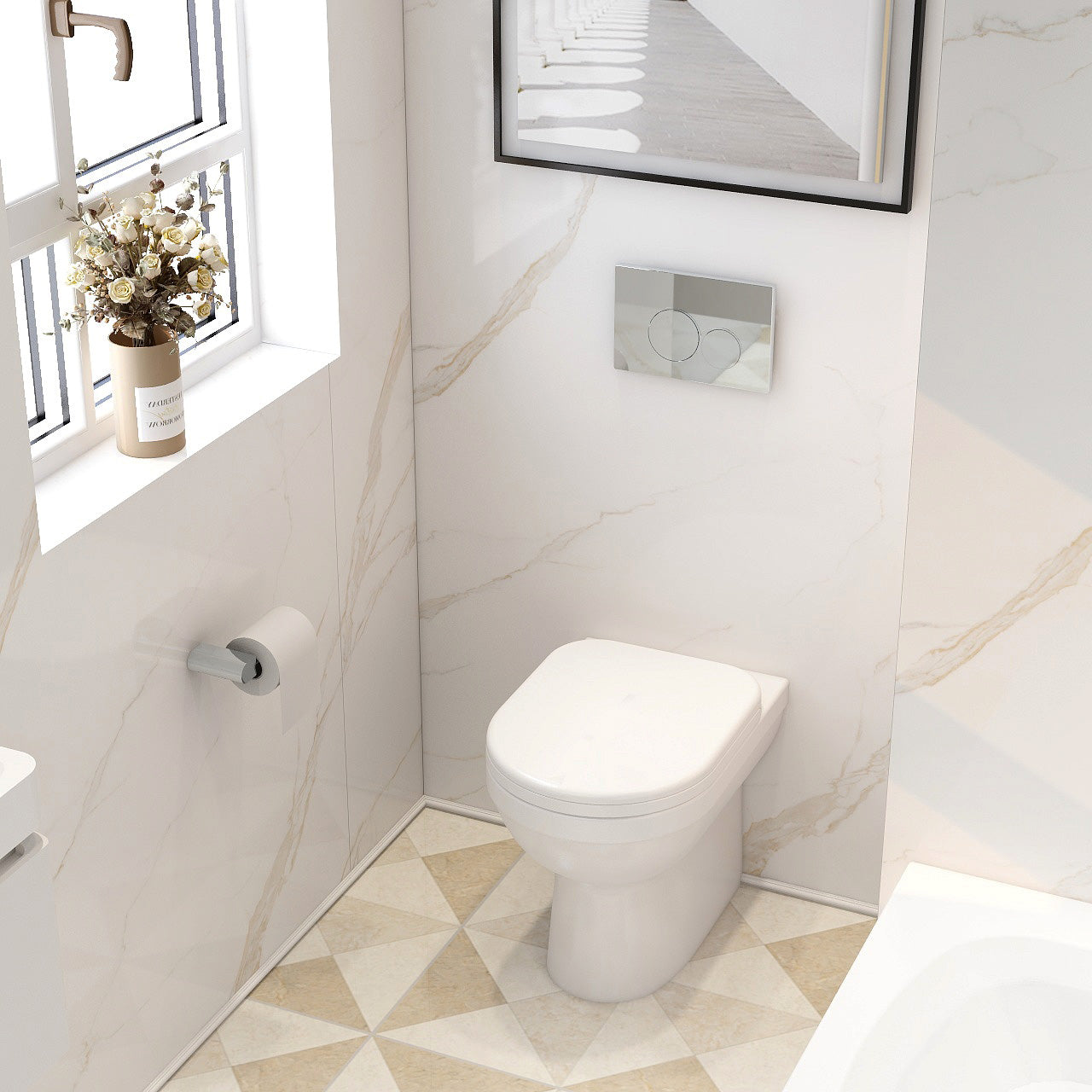 Ivo back-to-wall WC bowl