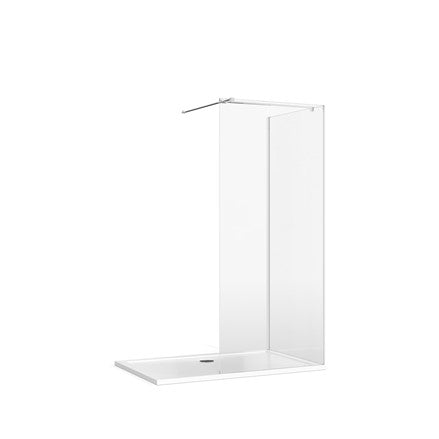 Glass Corner with T Bracing Bar