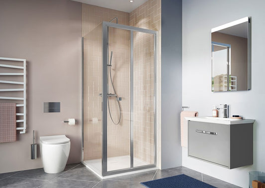 Clear 6 Bi-fold Door & Side Panel