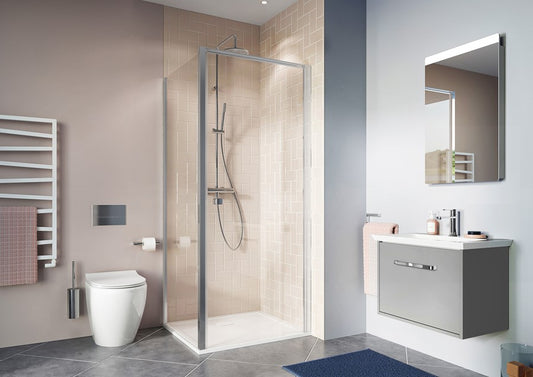 Clear 6 Hinged Door & Side Panel