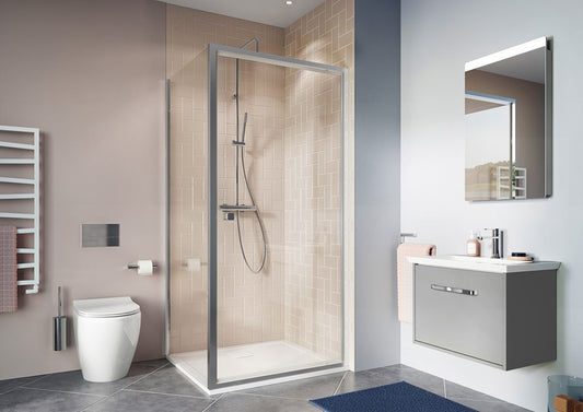 Clear 6 Pivot Door & Side Panel