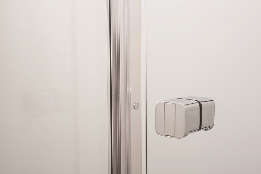 Clear 6 Single Sliding Door & Side Panel