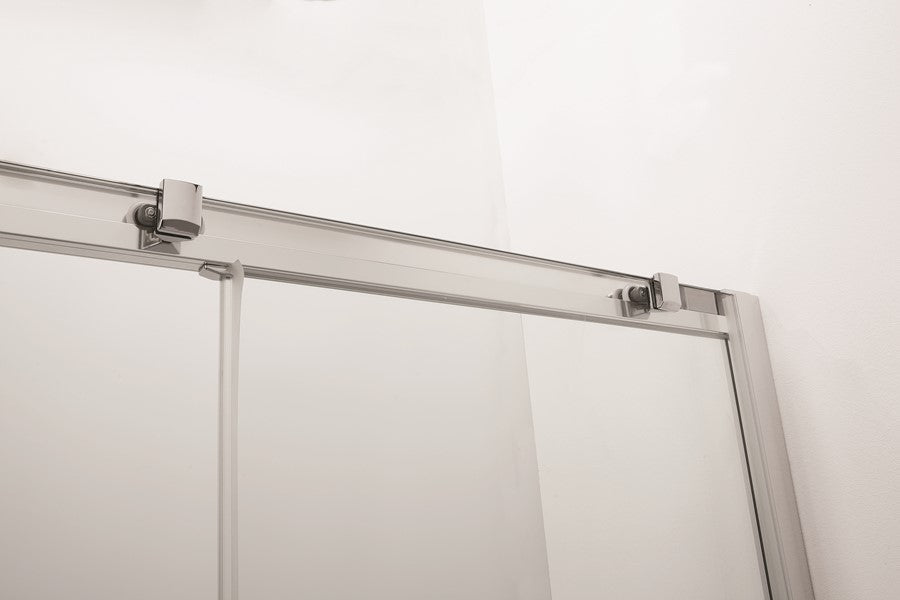 Clear 6 Single Sliding Door & Side Panel