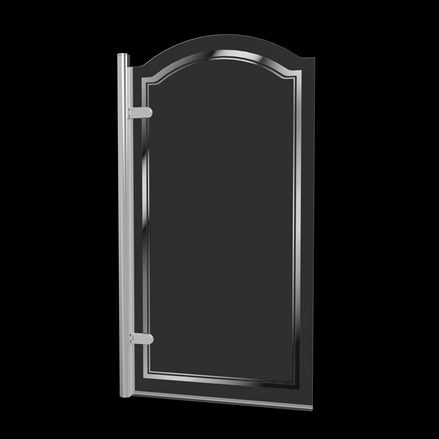 Classique Curved Hinge Bath Screen