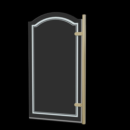 Classique Curved Hinge Bath Screen