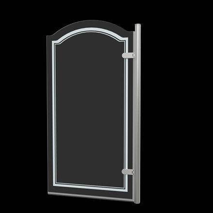 Classique Curved Hinge Bath Screen