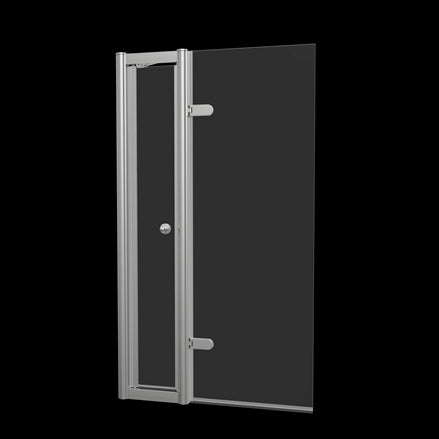 Classique Hinged Bath Screen with Access Door & Handle