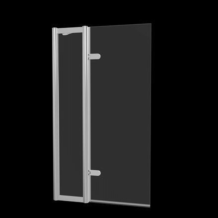 Classique Hinged Inline Bath Screen 850