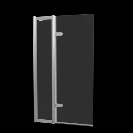 Classique Hinged Inline Bath Screen 850