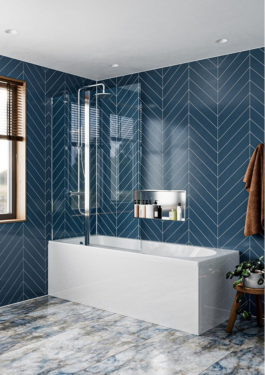 Clear 6 Double Bath Screen