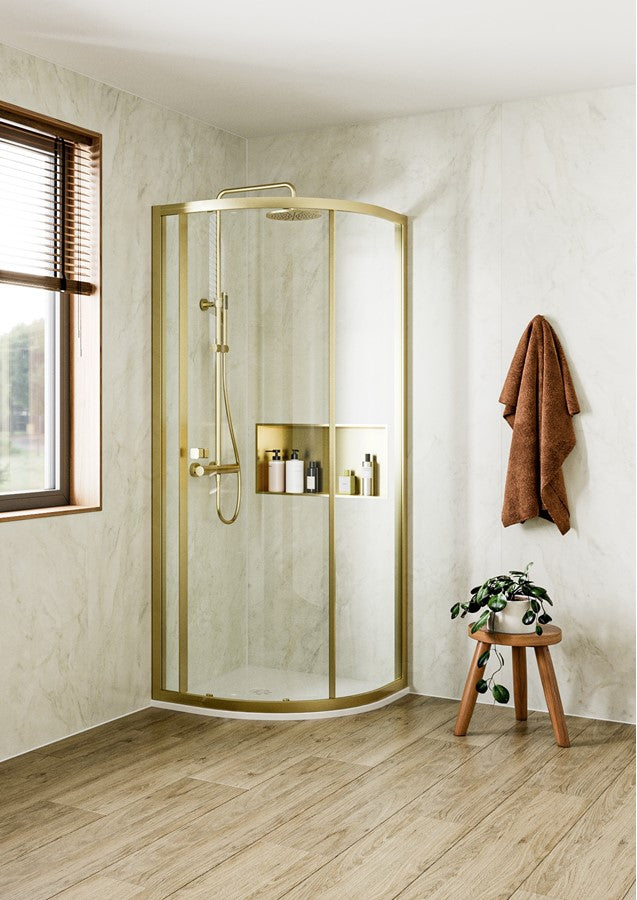 Clear 6 Quadrant Single Door