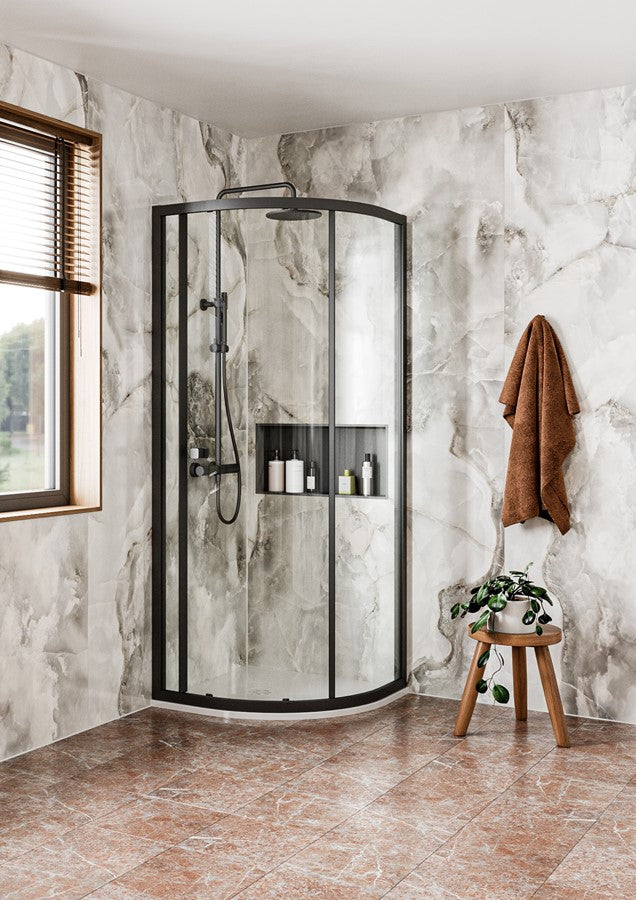 Clear 6 Quadrant Single Door