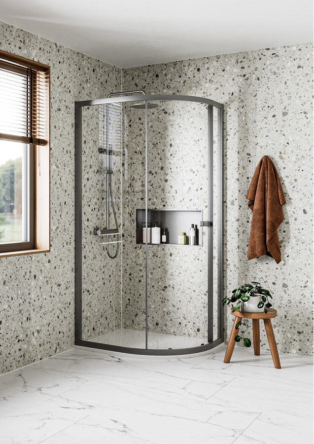 Clear 6 Quadrant Single Door