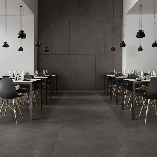 Straza Noir Matt Porcelain Tile 600x1200mm