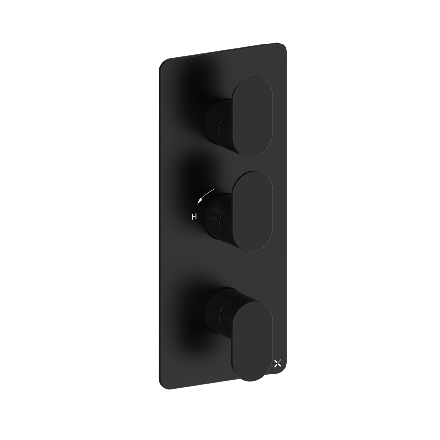 Drift 2 Outlet 3 Handle Shower Valve