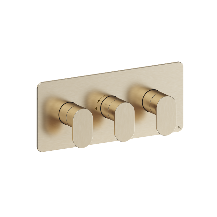 Drift 2 Outlet 3 Handle Shower Valve