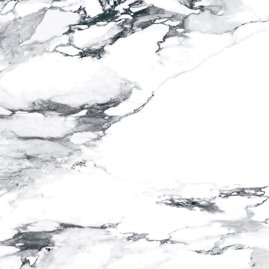 Charlie White Marble Matt Porcelain Tile 600x600mm
