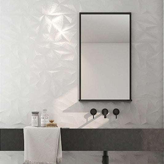 Radical White Decor Gloss Ceramic Tile 300x900mm