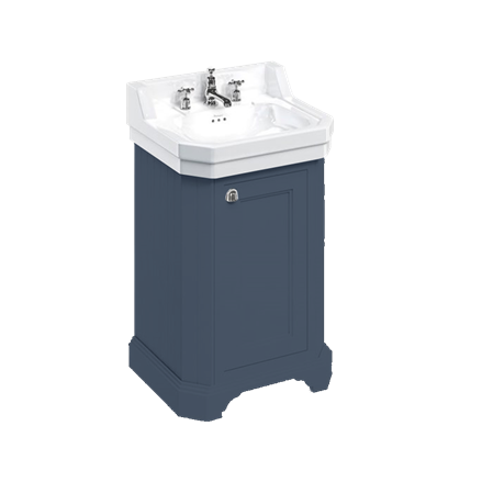 Edwardian 560mm Basin & Freestanding Rectangular Cloakroom Vanity Unit