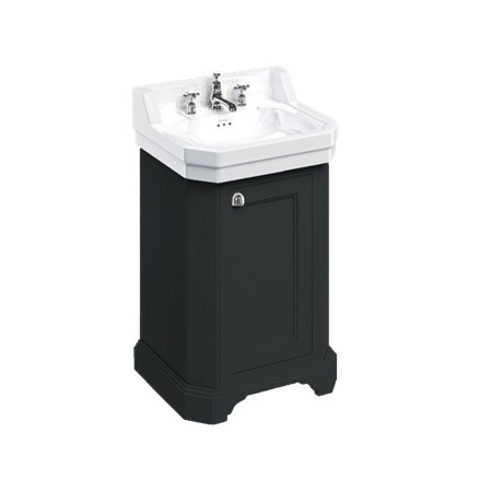 Edwardian 560mm Basin & Freestanding Rectangular Cloakroom Vanity Unit