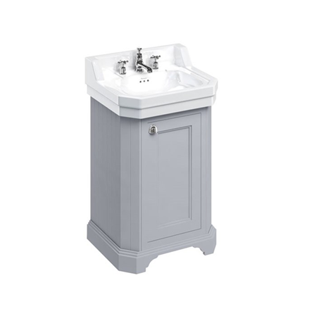 Edwardian 560mm Basin & Freestanding Rectangular Cloakroom Vanity Unit