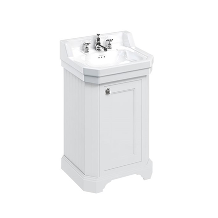 Edwardian 560mm Basin & Freestanding Rectangular Cloakroom Vanity Unit