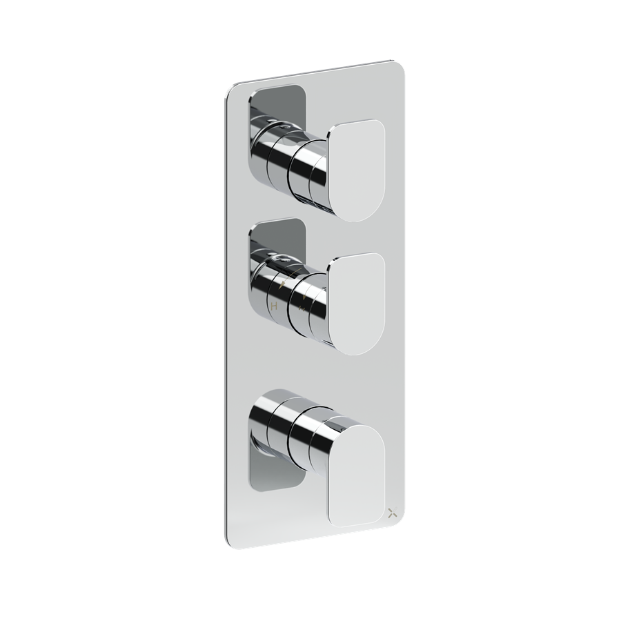 Fuse 2 Outlet 3 Handle Shower Valve