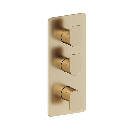 Fuse 2 Outlet 3 Handle Shower Valve