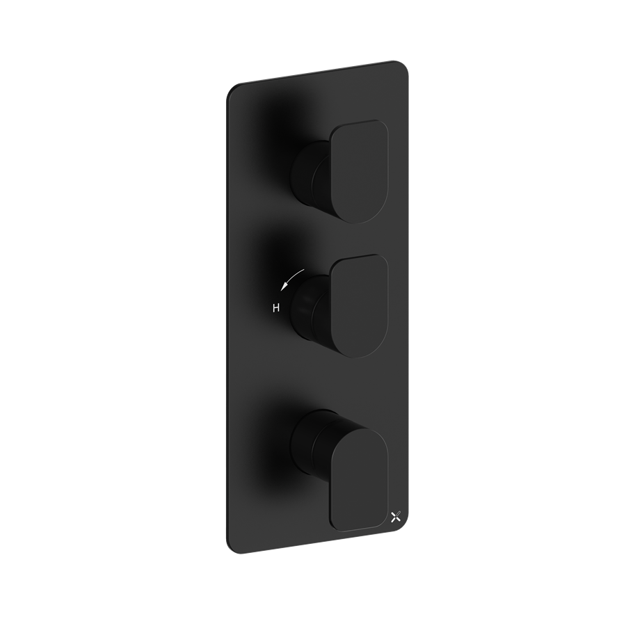 Fuse 2 Outlet 3 Handle Shower Valve