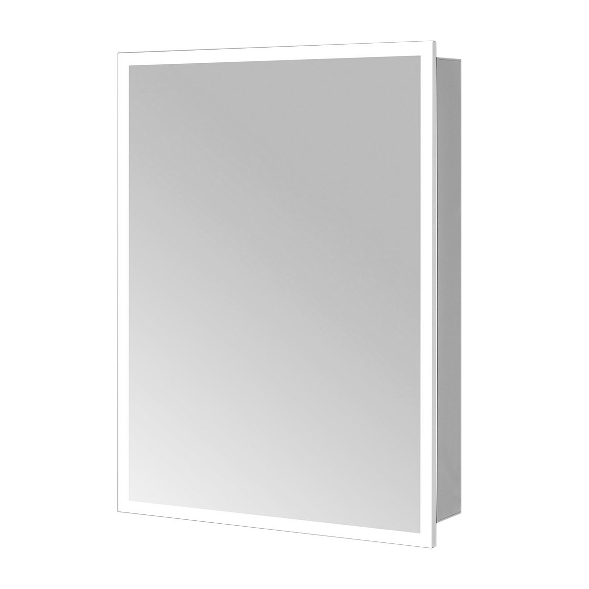 Lapis LED Mirrored Wall Single Cabinet 500x700mm