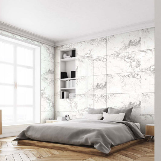 Novara White Polished Porcelain Tile 300x600mm