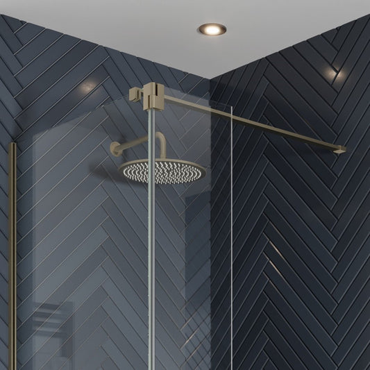 Gallery 10 Recess with Hinged Deflector - Brushed Stainless Steel
