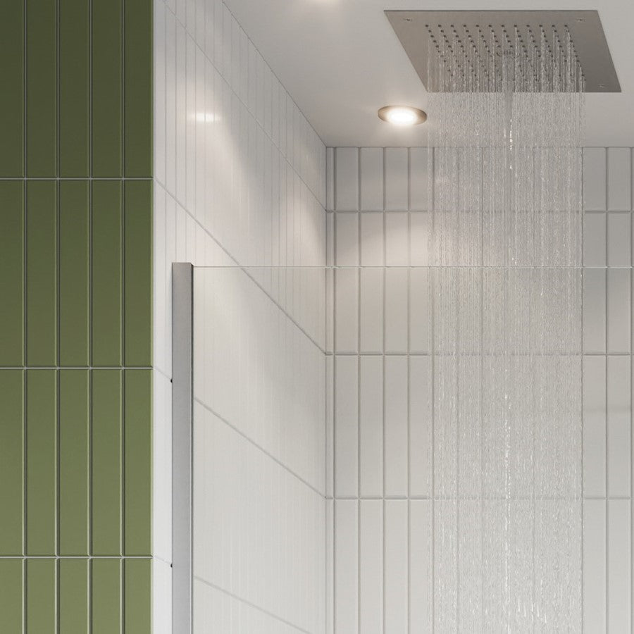 Gallery 10 Recess with Hinged Deflector - Polished Stainless Steel