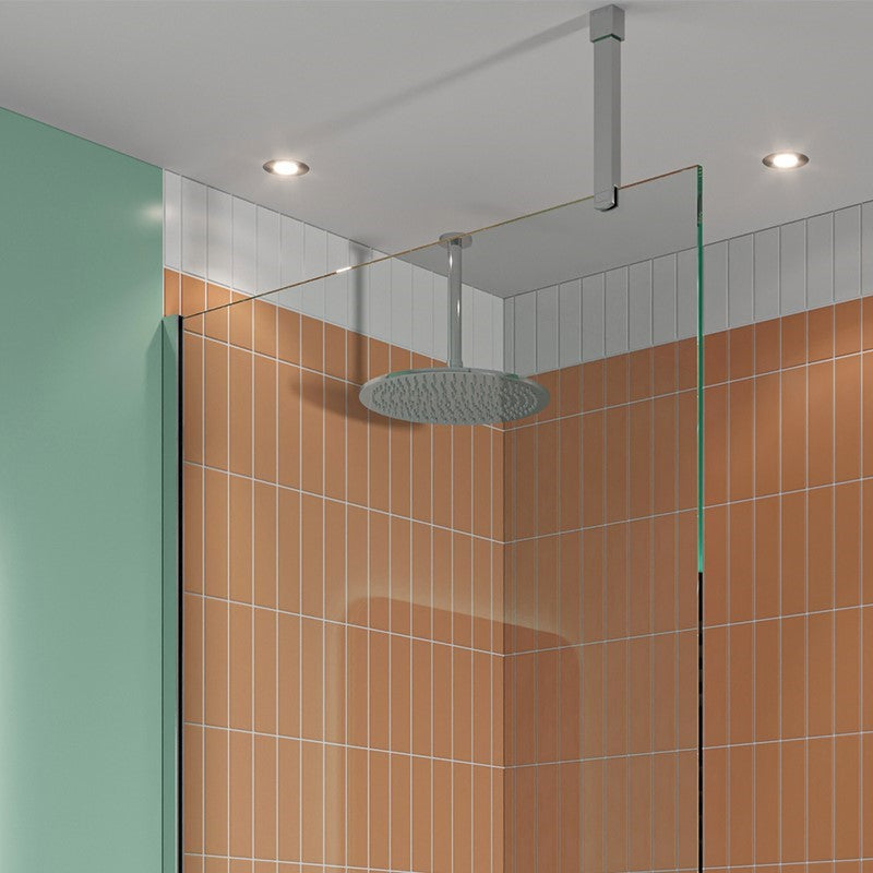 Gallery 10 Recess with Double Panel Ceiling Bracing Bar - Brushed Brass x2