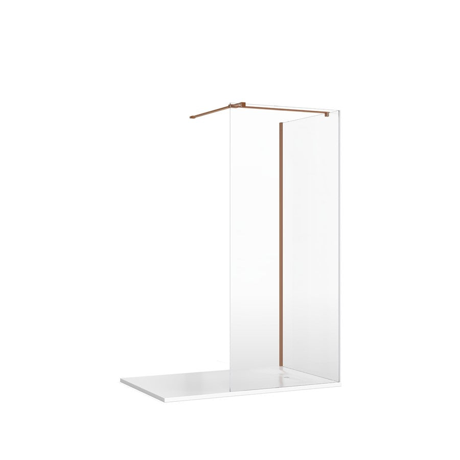 Gallery 10 Glass Corner - Brushed Brass