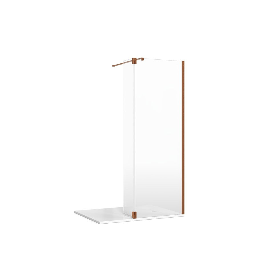 Gallery 10 Recess with Hinged Deflector - Brushed Stainless Steel