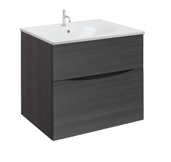 Glide II 600 Unit with White Gloss Cast Mineral Marble Basin 