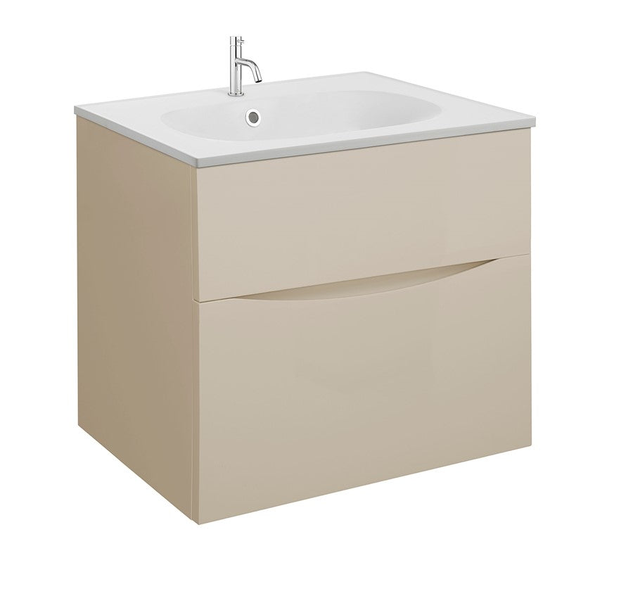 Glide II 600 Unit with Matt White Basin