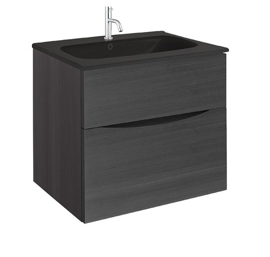 Glide II 600 Unit with Midnight Black Glass Basin