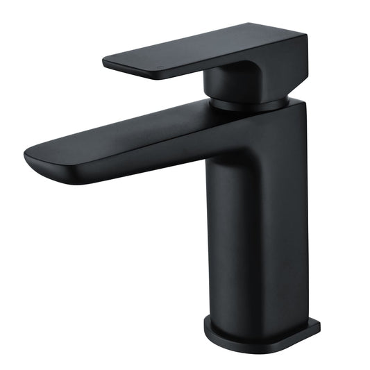 Zena Matt Black Basin Mixer Tap