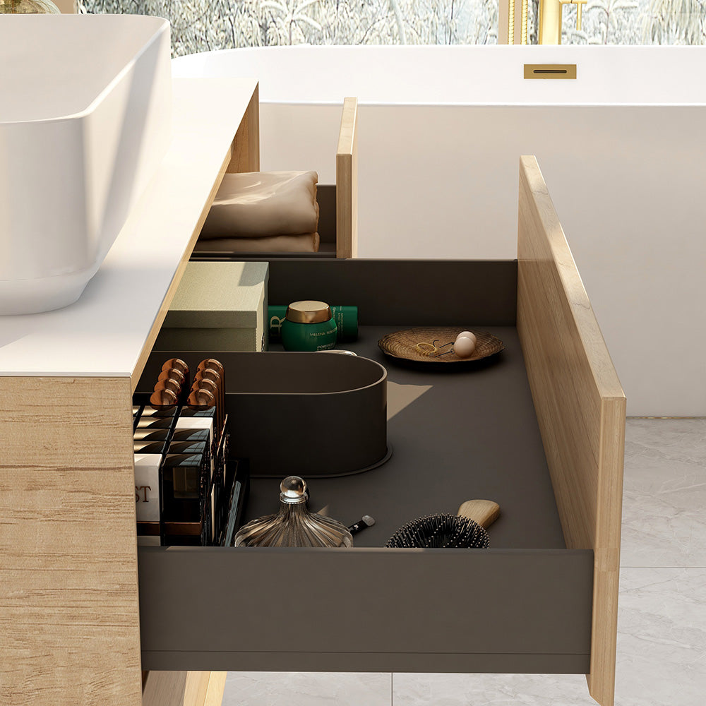 Grace 1200mm Four drawer Natural Oak Cabinet