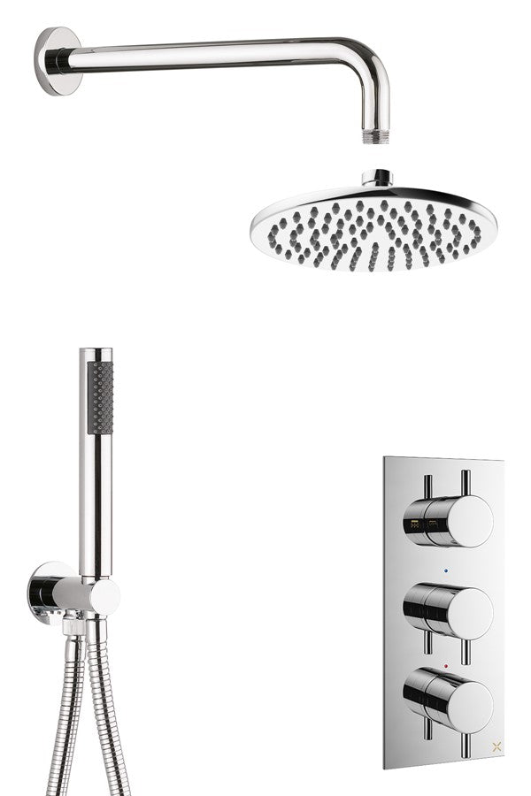 MPRO 2 Outlet 3 Handle Shower Bundle