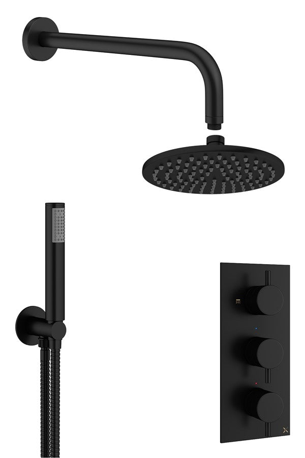 MPRO 2 Outlet 3 Handle Shower Bundle