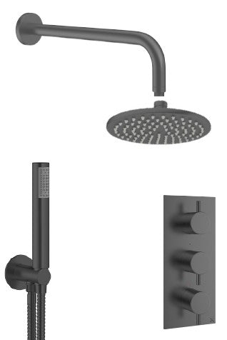 MPRO 2 Outlet 3 Handle Shower Bundle