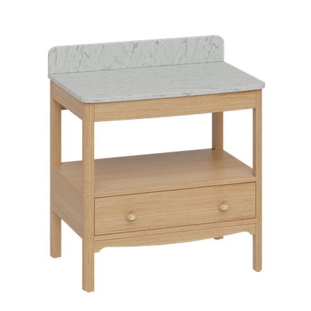 Guild 850 Furniture Unit with Carrara Worktop
