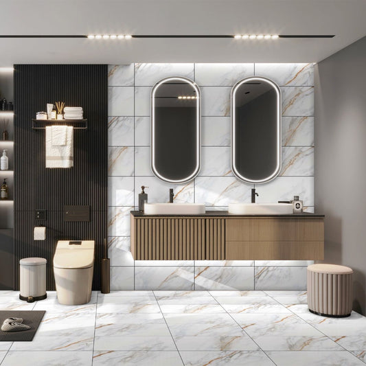 Stockholm Glenza Gloss Porcelain Tile 600x300mm
