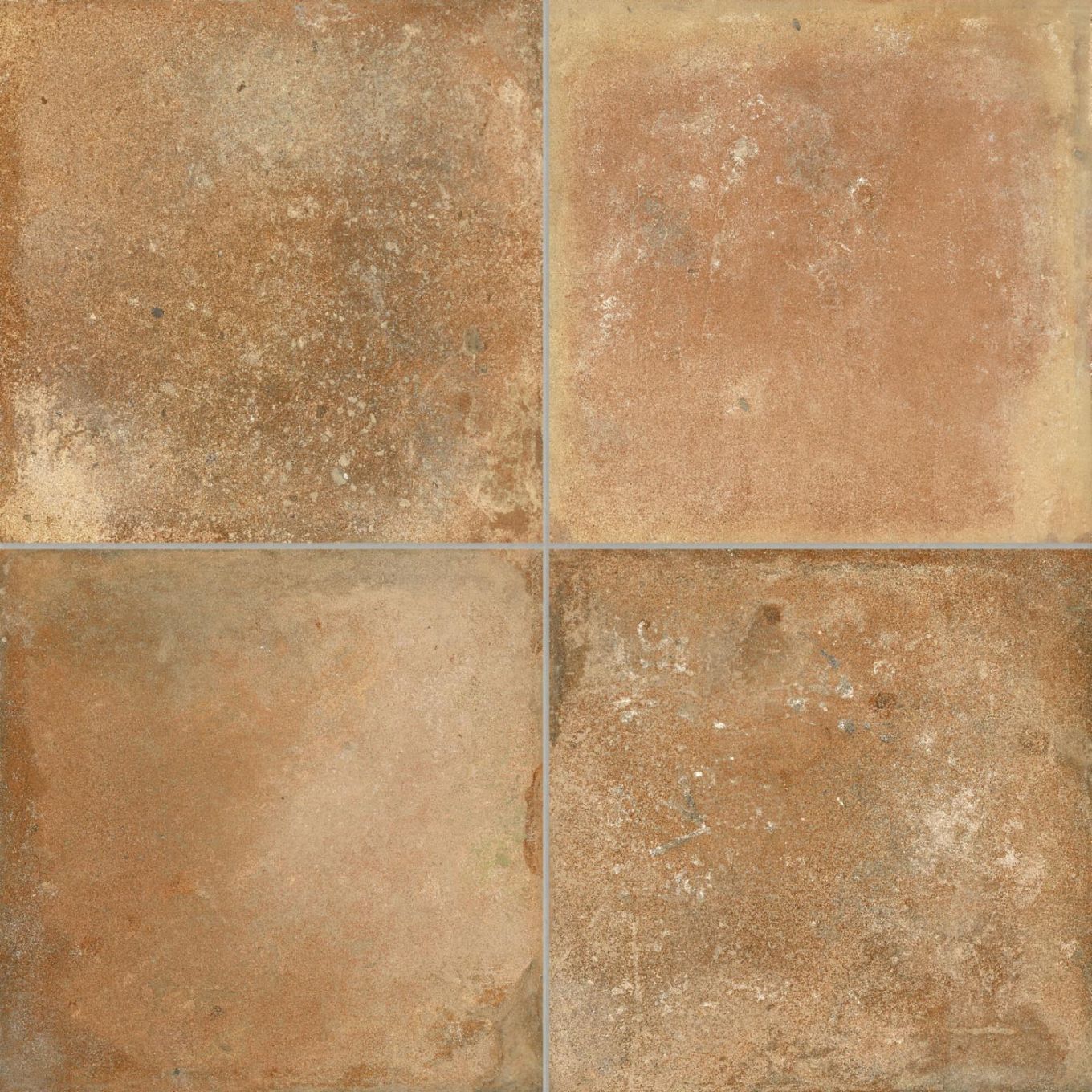 Natura Matt Porcelain Terracotta Tile 452x452mm