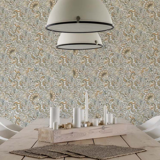 Clyde Paisley Mysore Matt Porcelain Tile 250x250mm