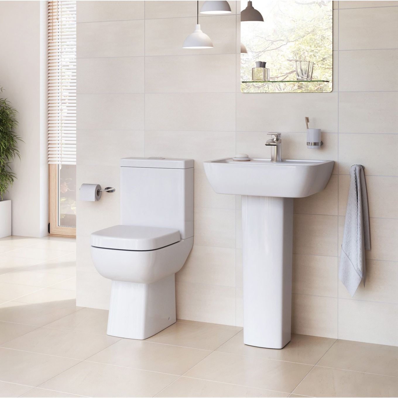 Alfrick Full Pedestal Cloakroom Basin