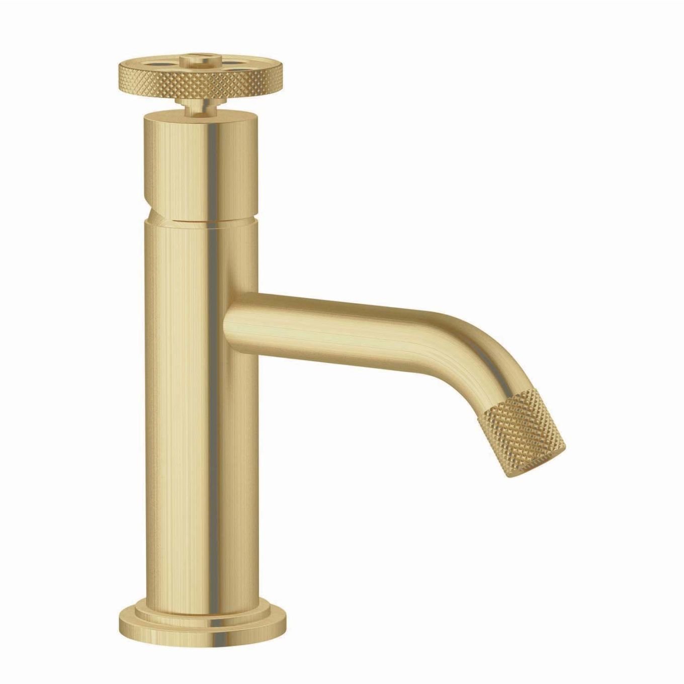 Urban Brushed Gold Basin Mixer Tap